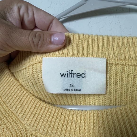 Aritzia Wilfred Manila Wool Blend Sweater Sz 2XL - Picture 7 of 9
